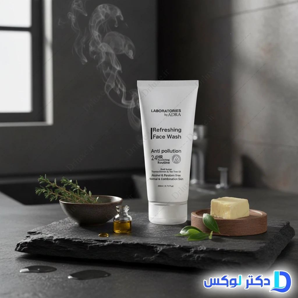 ژل شستشوی صورت آدرا پوست نرمال تا مختلط 200 میلی‌لیتر